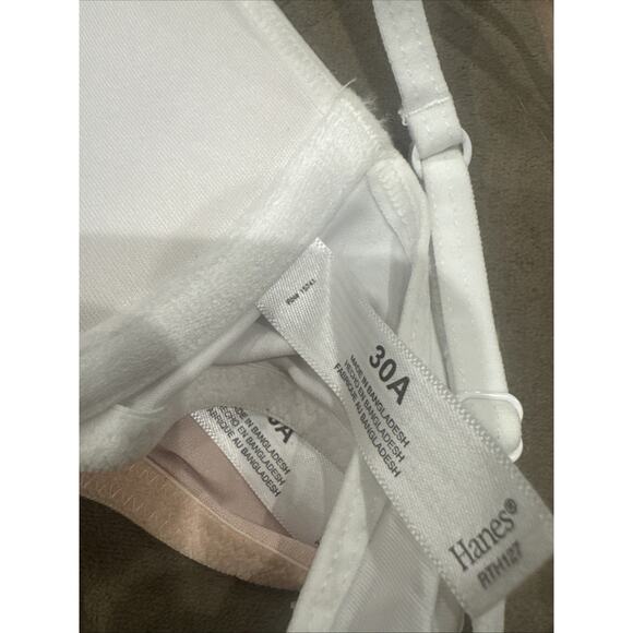 Hanes Girls 2pk Underwire Flexiwire Bra Pink/White 30A Brand New T-shirt Soft - Picture 6 of 7